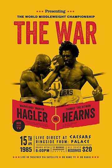 Marvin Hagler vs Thomas Hearns Poster
