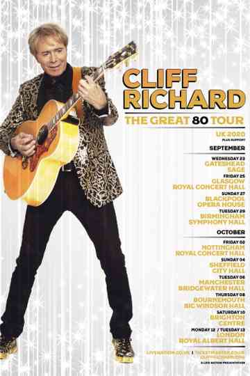 Cliff Richard The Great 80 Tour  Live From the Royal Albert Hall Poster