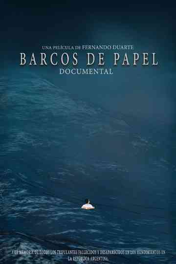 Barcos de papel Poster