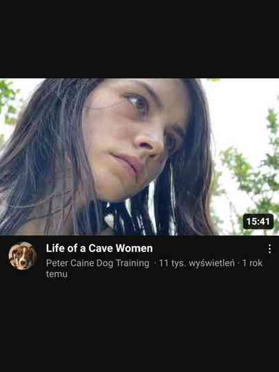 Life of a Cave Women Poster