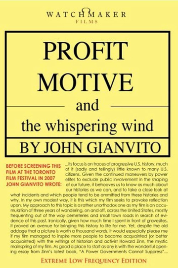 Profit Motive and the Whispering Wind