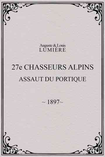 27ème chasseurs alpins  assaut du portique Poster