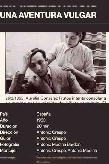 Una aventura vulgar Poster