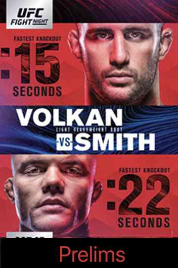 UFC Fight Night 138: Volkan vs. Smith - Prelims Poster
