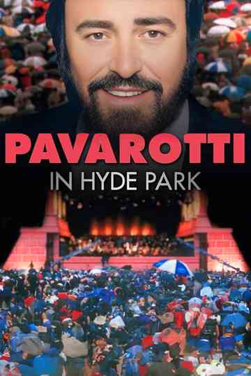 Pavarotti in Hyde Park poster