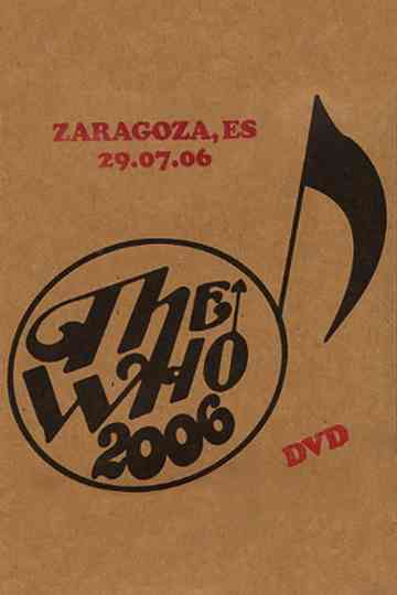 The Who Zaragoza 7292006 Poster