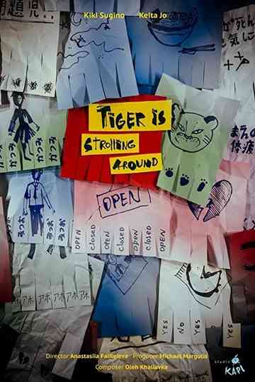 Tiger is Strolling Around Poster