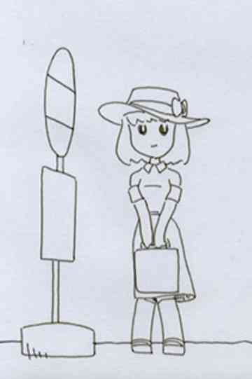 At the Bus Stop Poster