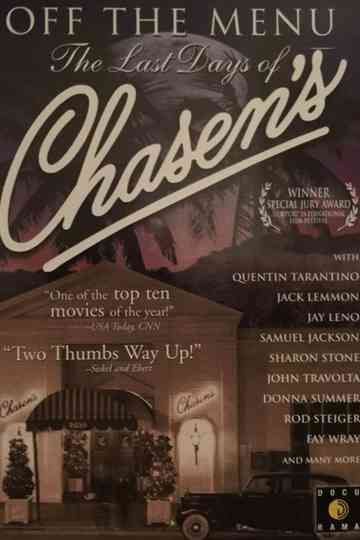 Off the Menu The Last Days of Chasens