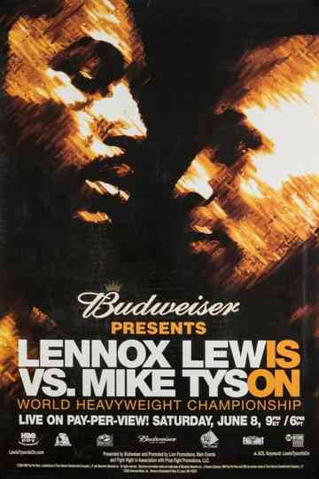 Lennox Lewis vs Mike Tyson Poster