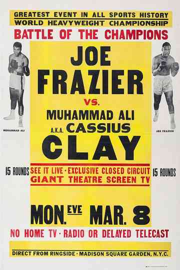 Muhammad Ali vs Joe Frazier I Poster