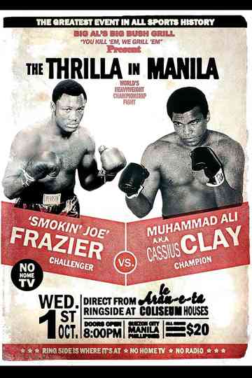 Muhammad Ali vs Joe Frazier III Poster