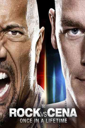 The Rock vs. John Cena: Once In A Lifetime Poster