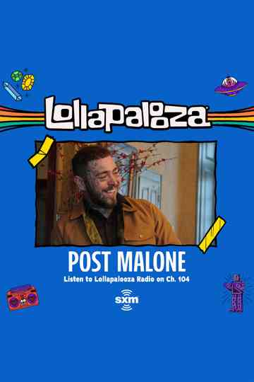 Post Malone Live at Lollapalooza 2021 Poster