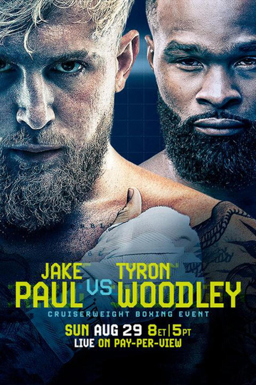 Jake Paul vs. Tyron Woodley Poster