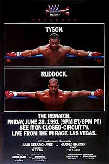 Mike Tyson vs Donovan Razor Ruddock II Poster