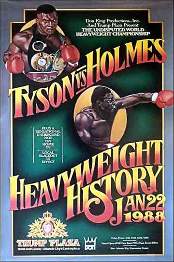 Mike Tyson vs Larry Holmes Poster