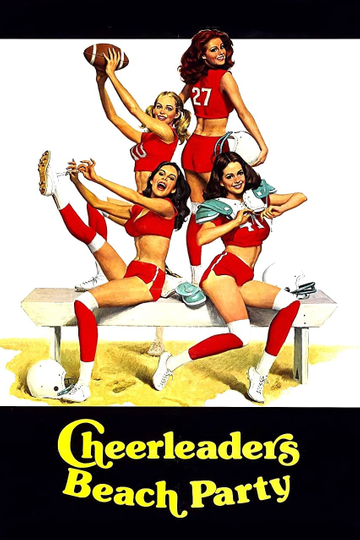 Cheerleaders Beach Party Poster