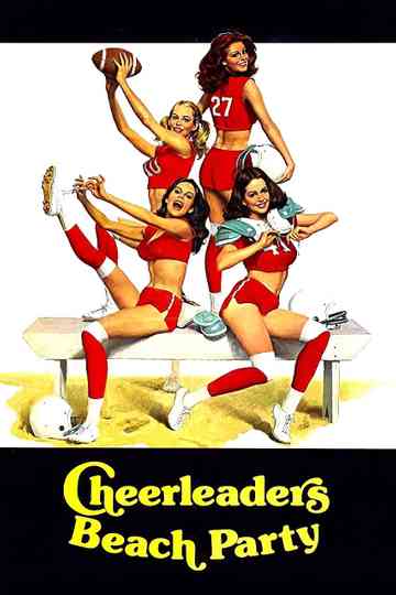 Cheerleaders Beach Party Poster