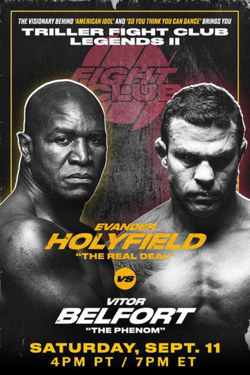 Evander Holyfield vs Vitor Belfort Poster