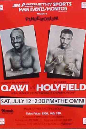 Dwight Muhammad Qawi vs Evander Holyfield Poster