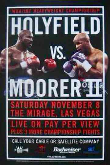 Evander Holyfield vs Michael Moorer II Poster