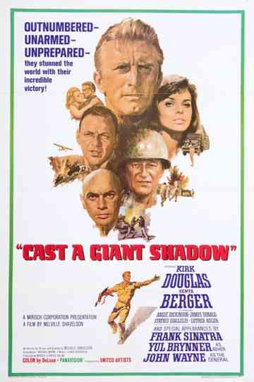 Cast a Giant Shadow poster