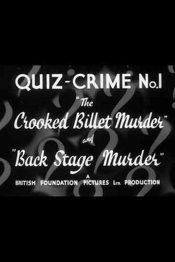 Quiz-Crime No. 1 Poster