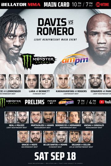 Bellator 266 Davis vs Romero