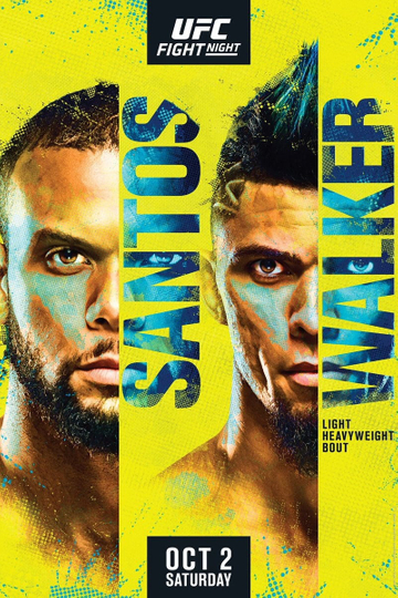 UFC Fight Night 193 Santos vs Walker Poster