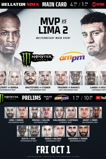 Bellator 267 Lima vs MVP 2 Poster