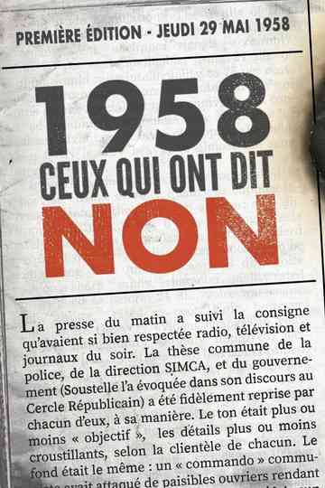 1958: Those Who Said No Poster