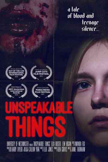 Unspeakable Things Poster