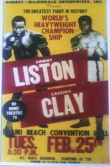Muhammad Ali vs. Sonny Liston I Poster