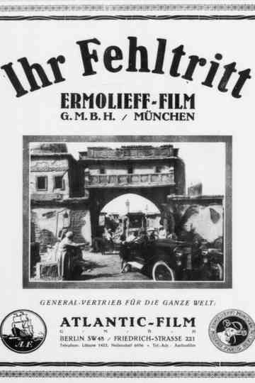 Ihr Fehltritt Poster