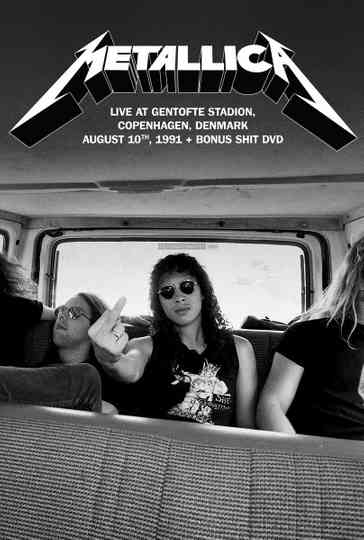 Metallica Live at Gentofte Stadion Copenhagen Denmark August 10th 1991 Poster