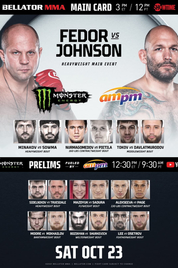 Bellator 269 Fedor vs Johnson