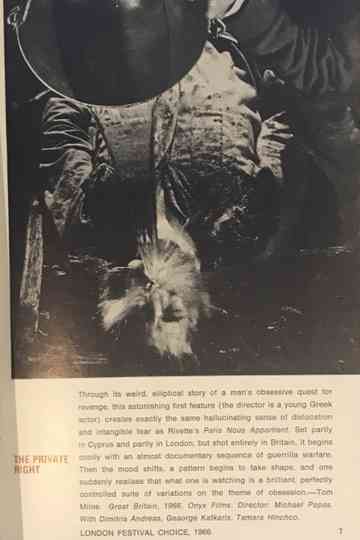 The Private Right Poster