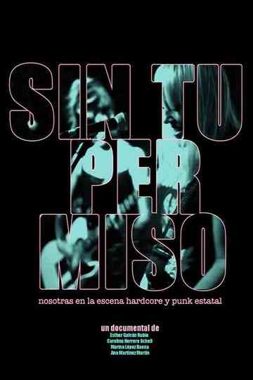 Sin Tu Permiso Nosotras en la escena Hardcore y Punk Estatal Poster