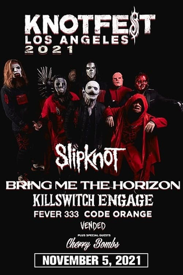 Slipknot  Knotfest Los Angeles Poster