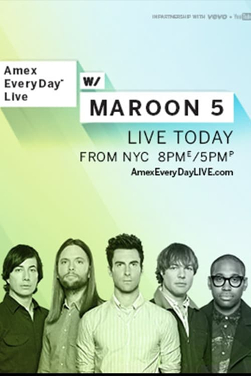 Maroon 5 - Live In Bowery Ballroom Poster