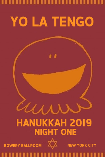 Yo La Tengo Hanukkah 2019  Night One Poster