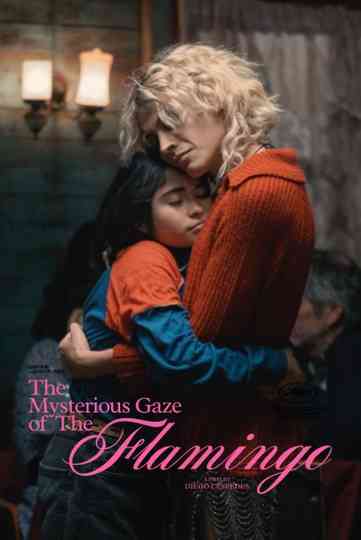 The Mysterious Gaze of the Flamingo Poster