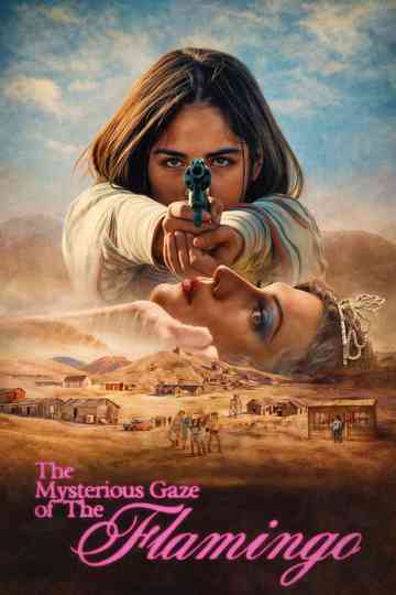 The Mysterious Gaze of the Flamingo Poster