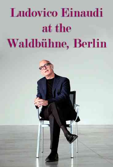 Ludovico Einaudi at the Waldbühne, Berlin Poster