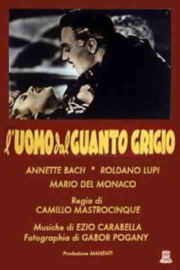 Luomo dal guanto grigio Poster
