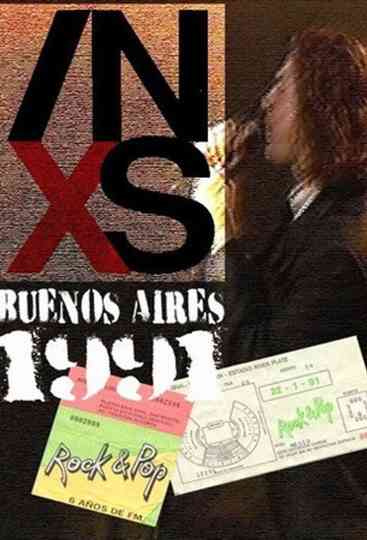 INXS Live in Buenos Aires 1991 Poster
