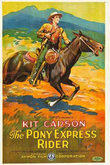 Pony Express Rider Poster