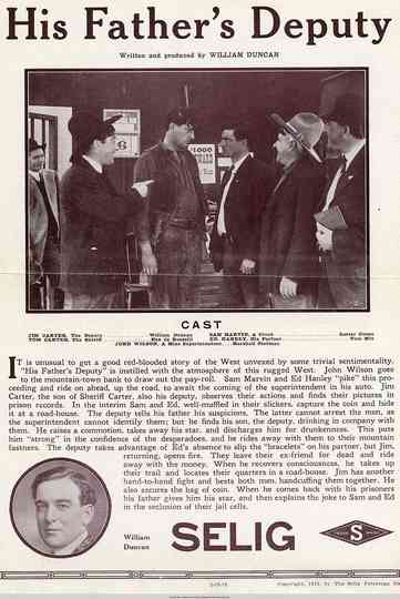 His Fathers Deputy Poster