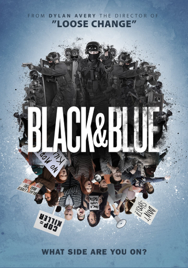 Black and Blue Poster